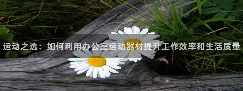 凯捷体育平台注册：运动之选：如何利用办公室运动器材提升工作效